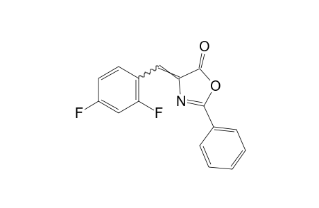 4-(2,4-difluorobenzylidene)-2-phenyl-2-oxazolin-5-one