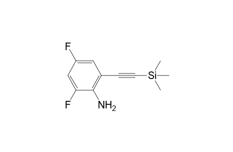 [2,4-difluoro-6-(2-trimethylsilylethynyl)phenyl]amine