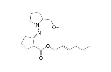 1-{[2'-(2"-Hexenyloxycarbonyl)cyclopentylidene]amino}-2-(methoxymethyl)pyrrolidine