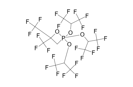 2,2,2-TRIS-(1,1,1,3,3,3-HEXAFLUOROPROPOXY)-4,4-BIS-(TRIFLUOROMETHYL)-1,2-OXAPHOSPHETANE