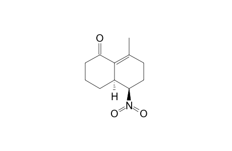 CIS-8-METHYL-5-NITRO-1-OXO-1,2,3,4,4A,5,6,7-OCTAHYDRONAPHTHALINE