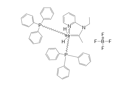 CIS,TRANS-[DIHYDRIDOBIS-(TRIPHENYLPHOSPHINE)-[N,C-2-DIETHYLAMINOPYRIDINE-1'-YLIDENE]-IRIDIUM-(III)]-FLUOROBORATE