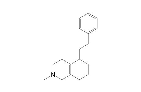 (+/-)-2-METHYL-5-PHENETHYL-1,2,3,4,5,6,7,8-OCTAHYDRO-ISOQUINOLINE