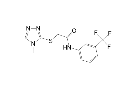 acetamide, 2-[(4-methyl-4H-1,2,4-triazol-3-yl)thio]-N-[3-(trifluoromethyl)phenyl]-