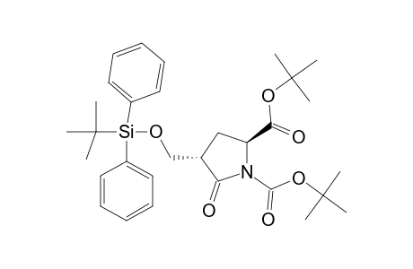 (2S,4S)-N-TERT.-BUTYLOXYCARBONYL-4-TERT.-BUTOXYDIPHENYLSILYLOXYMETHYLPYROGLUTAMATE