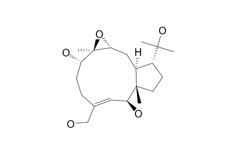 (1-R*,2-R*,3-E,7-R*,8-S*,9-R*11-R*,12-S*)-8,9-EPOXYDOLABELL-3-EN-2,7,16,18-TETROL