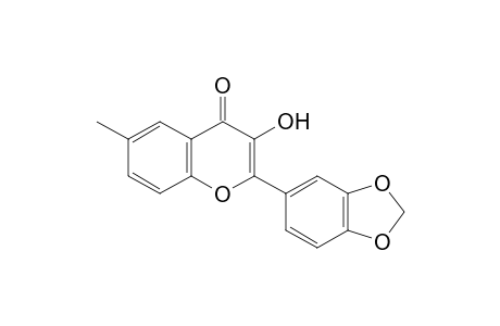 3-Hydroxy-6-methyl-3',4'-methylenedioxy-flavone