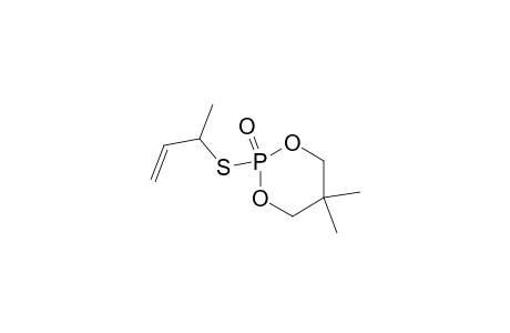 2-[(3-Buten-2-yl)thio]-2-oxo-5,5-dimethyl-1,3,2-dioxaphosphorinane