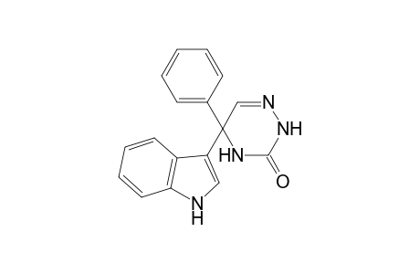 1,2,4-triazin-3(2H)-one, 4,5-dihydro-5-(1H-indol-3-yl)-5-phenyl-