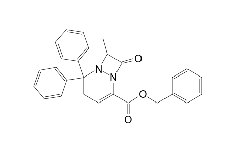 2-[(benzyloxy)carbonyl]-5,5-diphenyl-7-methyl-8-oxo-1,6-diazabicyclo[4.2.0]oct-2-ene