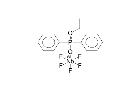 PENTAFLUORONIOBIUM O-ETHYLDIPHENYLPHOSPHINATE COMPLEX