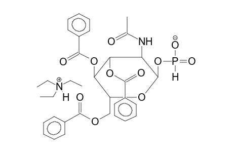 2-ACETAMIDO-2-DEOXY-3,4,6-TRI-O-BENZOYL-ALPHA-D-GLUCOPYRANOSYLPHOSPHITE, TRIETHYLAMMONIUM SALT