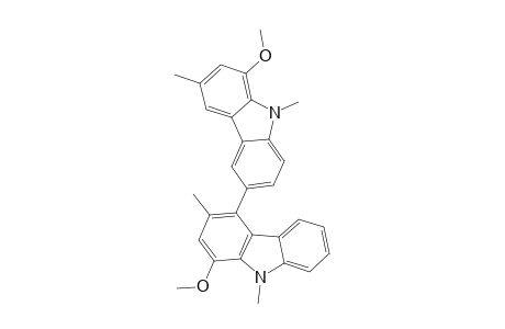 1-METHOXY-4-(1'-METHOXY-3',9'-DIMETHYL-9'H-CARBAZOL-6'-YL)-3-METHYL-9H-CARBAZOLE