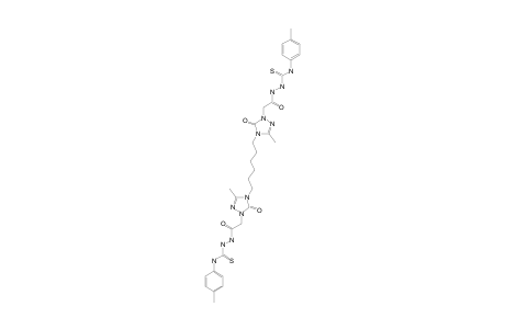 #6B;N-(PARA-TOLYL)-2-[2-[3-METHYL-4-[4-[3-METHYL-5-OXO-1-[2-OXO-2-[2-(PARA-TOLYLCARBAMOTHIOYL)-HYDRAZINYL]-ETHYL]-1H-1,2,4-TRIAZOLE-4(5H)-YL]-HEXYL]-5-OXO-4,5-