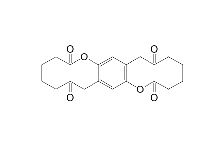 3,4,5,6,8,12,13,14,15,17-decahydrobenzo[1,2-b:4,5-b']bisoxecin-2,7,11,16-tetrone