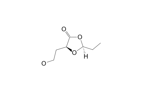 2-[(4S)-2-ETHYL-5-OXO-1,3-DIOXOLAN-4-YL]-ETHANOL;TRANS-ISOMER