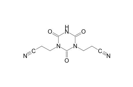 dihydro-2,4,6-trioxo-s-triazine-1,3(2H,4H)-dipropionitrile