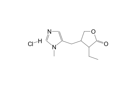 2(3H)-FURANONE, 3-ETHYLDIHYDRO-4-[(1-METHYL-1H-IMIDAZOL-5-YL)METHYL]