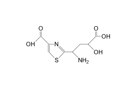 4-(4-Carboxy-thiazolyl-2)-4-amino-2-hydroxy-butanoic acid