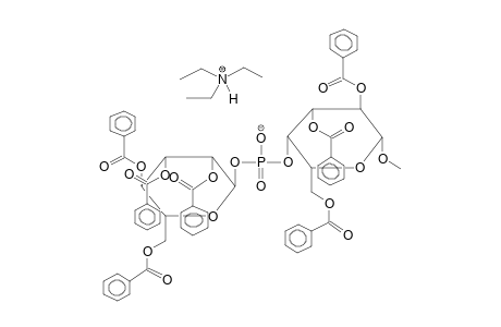 METHYL 2,3,6-TRI-O-BENZOYL-4-O-(2,3,4,6-TETRA-O-BENZOYL-ALPHA-D-MANNOPYRANOSYLPHOSPHO)-BETA-D-GALACTOPYRANOSIDE, TRIETHYLAMMONIUM SALT