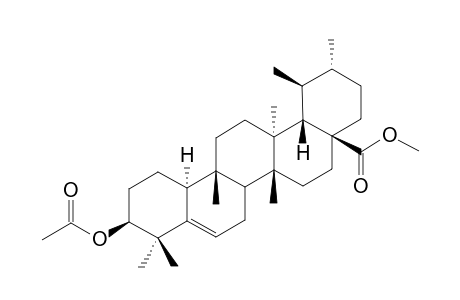 3-O-ACETYL-RHOIPTELIC-ACID-METHYLESTER;METHYL-3-BETA-O-ACETYL-5-URSEN-28-OATE