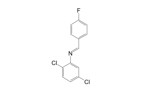 2,5-dichloro-N-(p-fluorobenzylidene)aniline