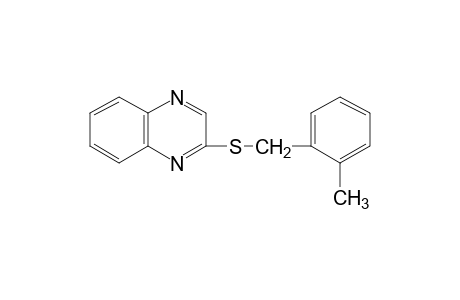 2-[(o-METHYLBENZYL)THIO]QUINOXALINE