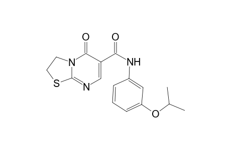 2,3-dihydro-3'-isopropoxy-5-oxo-5H-thiazolo[3,2-a]pyrimidine-6-carboxanilide