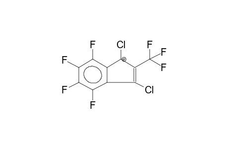 1,3-DICHLOROPERFLUORO-2-METHYLINDENYL CATION