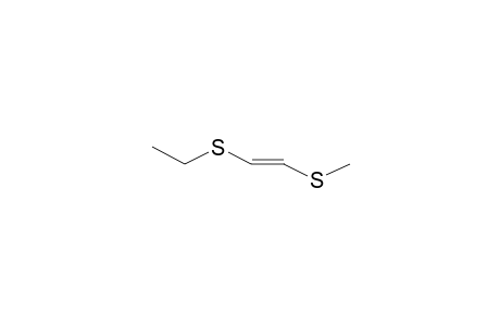 ETHENE, 1-(ETHYLTHIO)-2-(METHYLTHIO)-, (E)-