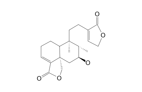 7B-HYDROXY-ENT-CLERODAN-3,13-DIEN-18,19:16,15-DIOLIDE