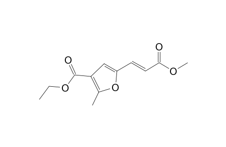 Methyl (E)-3-[4'-(ethoxycarbonyl)-5'-methyl-2'-furyl]propenoate