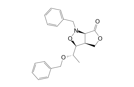 [3R,3AS,6AS(S)]-3-(1-(PHENYLMETHOXY)-ETHYL)-TETRAHYDRO-1-(PHENYLMETHYL)-1H,6H-FURO-[3,4-C]-ISOXAZOL-6-ONE