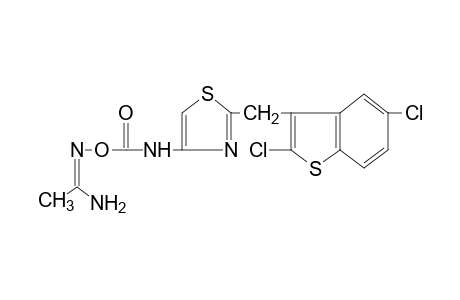 O-{{2-[(2,5-dichlorobenzo[b]thien-3-yl)methyl]-4-thiazolyl]carbamoyl}acetamidoxime