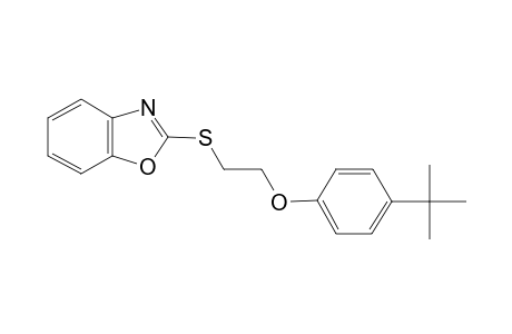 2-([2-(4-tert-Butylphenoxy)ethyl]sulfanyl)-1,3-benzoxazole