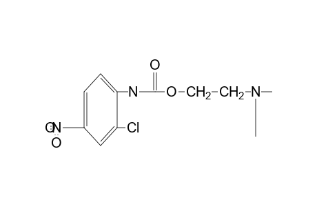 2-chloro-4-nitrocarbanilic acid, 2-(dimethylamino)ethyl ester