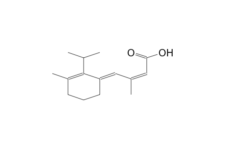 2-BUTENOIC ACID, 3-METHYL-4-[2-(1-METHYLETHYL))-2-CYCLOHEXEN-1-YLIDENE]-