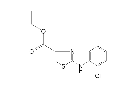 2-(o-chloroanilino)-4-thiazolecarboxylic acid, ethyl ester