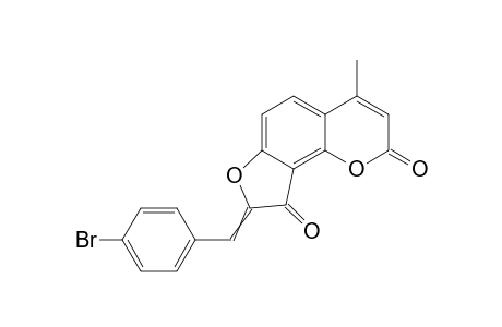 8-(4'-Bromobenzylideno)-4-methyldihydrofuro[2,3-h]coumarin-9-one