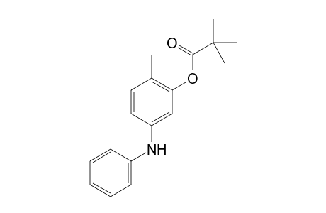 2-Methyl-5-(phenylamino)phenyl pivalate