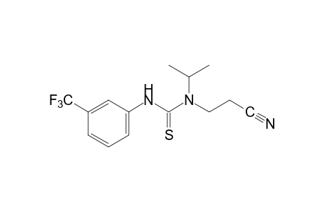 1-(2-CYANOETHYL)-1-ISOPROPYL-2-THIO-3-(alpha,alpha,alpha-TRIFLUORO-m-TOLYL)UREA