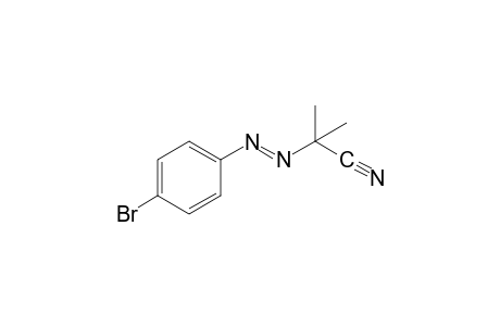 2-[(p-bromophenyl)azo]-2-methylpropionitrile