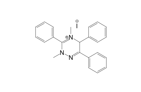 2,4-Dimethyl-3,5,6-triphenyl-2,5-dihydro-1,2,4-triazinium iodide