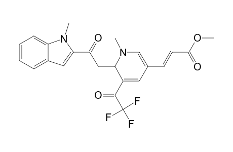 5-[(E)-2-(METHOXYCARBONYL)-VINYL]-1-METHYL-2-[((1-METHYL-2-INDOLYL)-CARBONYL)-METHYL]-3-(TRIFLUOROACETYL)-1,2-DIHYDROPYRIDINE