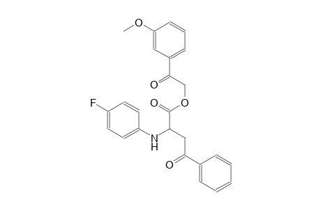 benzenebutanoic acid, alpha-[(4-fluorophenyl)amino]-gamma-oxo-, 2-(3-methoxyphenyl)-2-oxoethyl ester