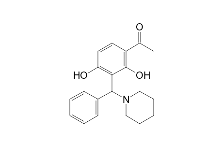 2',4'-dihydroxy-3'-(alpha-piperidinobenzyl)acetophenone