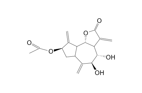 3beta-ACETOXY-8alpha,9beta-DIHYDROXY-1alphaH,5alphaH,6betaH,7alphaH-GUAI-4(15),10(14),11(13)-TRIENE-6,12-OLIDE