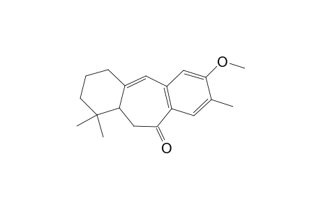 PHYLLACANTHONE;7-OXO-12-METHOXY-16,17-BIS-NOR-9-(10->20)-ABEO-ABIETA-10(20),8,11,13-TETRAENE