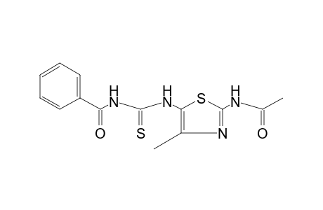 1-(2-ACETAMIDO-4-METHYL-5-THIAZOLYL)-3-BENZOYL-2-THIOUREA