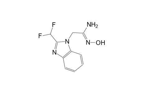 (1Z)-2-[2-(difluoromethyl)-1H-benzimidazol-1-yl]-N'-hydroxyethanimidamide